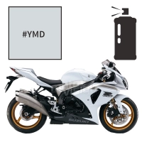 Peinture en spray suzuki metallic mystic silver 1000 gsx-r 2008-2009 limited edition