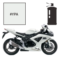 Peinture tricouche en spray suzuki pearl mirage white 600 gsx-r limited edition 2009