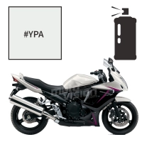 Peinture tricouche en spray suzuki pearl mirage white 650 gsx-f 2010-2011