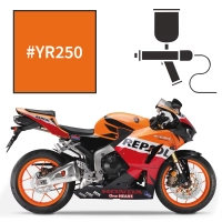 Peinture honda vibrant orange cbr1000rr repsol 2005-2016