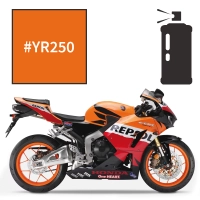 Peinture en spray honda vibrant orange cbr1000rr repsol 2005-2016