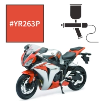 Peinture tricouche honda pearl fire orange cbr1000rr 2010