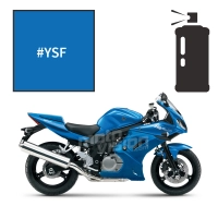 Peinture en spray suzuki metallic triton blue 650 sv sport 2009-2010