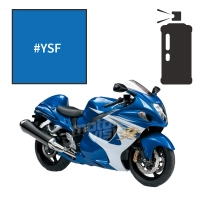 Peinture en spray suzuki metallic triton blue 1300 gsx-r hayabusa 2014