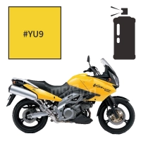 Peinture tricouche en spray suzuki pearl orpiment yellow 1000 v-strom 2002-2004