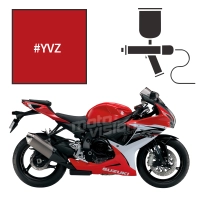 Peinture tricouche suzuki pearl mira red 600 gsx-r 2013