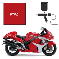 Peinture tricouche suzuki pearl mira red gsx-r 1300 hayabusa 2014