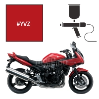 Peinture tricouche suzuki pearl mira red gsf 650 bandit n & s 2009