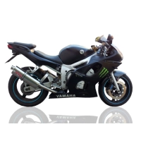 Pot gpr tri-ovale inox - homologué  - yamaha yzf r6 1999/02