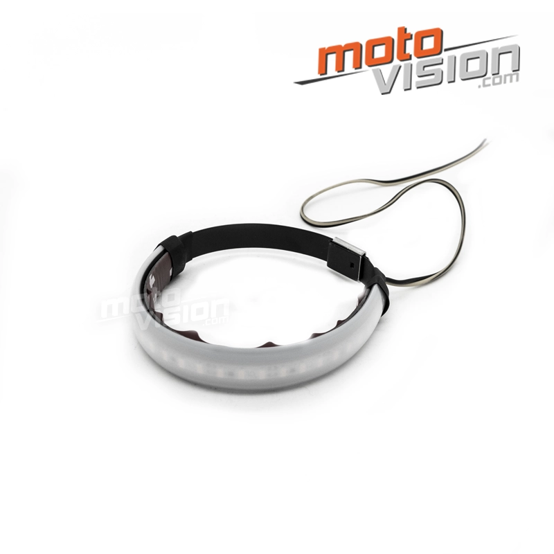 2pcs moto fourche avant bande LED clignotant indicateur lumiere anneau  lampe de direction, modele: 38 0G4BDGA9