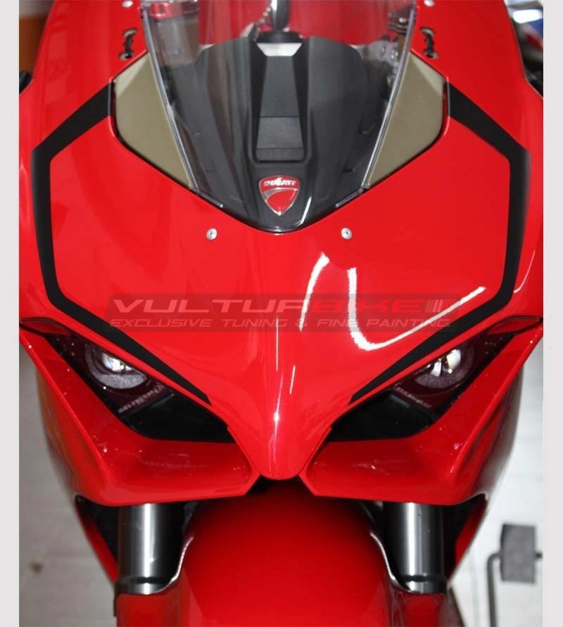 2 Aufkleber für die Front - Ducati Panigale V4 / V4R / V4S - Moto