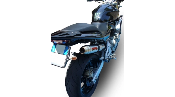 Exhaust for Honda Hornet 600 2003-2006 Power Titanium Black