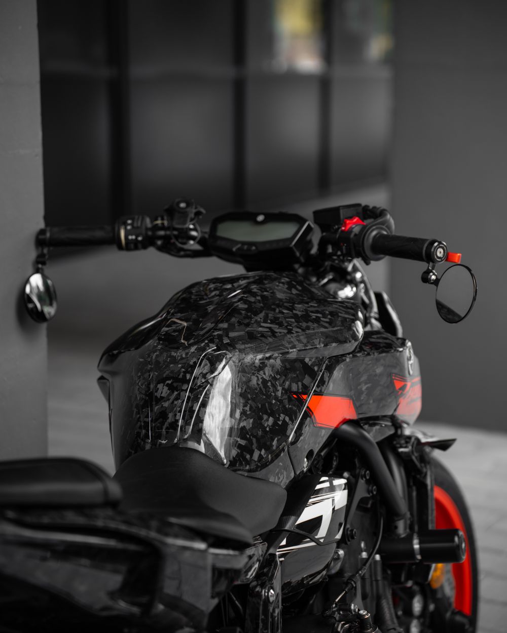 Yamaha MT07 carénage carbone forgé Moto Vision